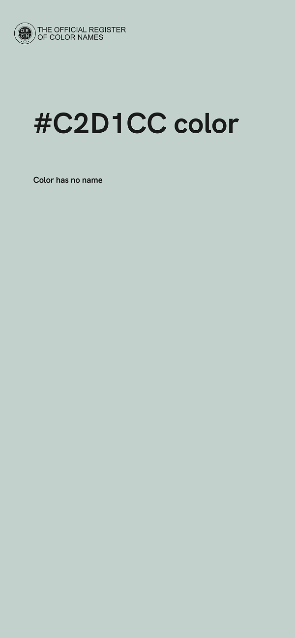 #C2D1CC color image