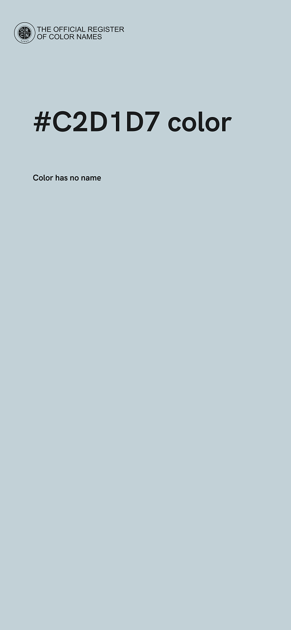 #C2D1D7 color image