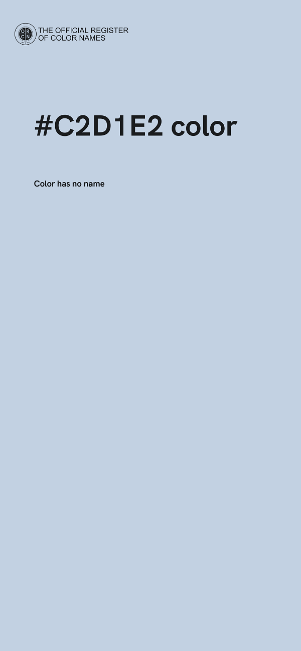 #C2D1E2 color image