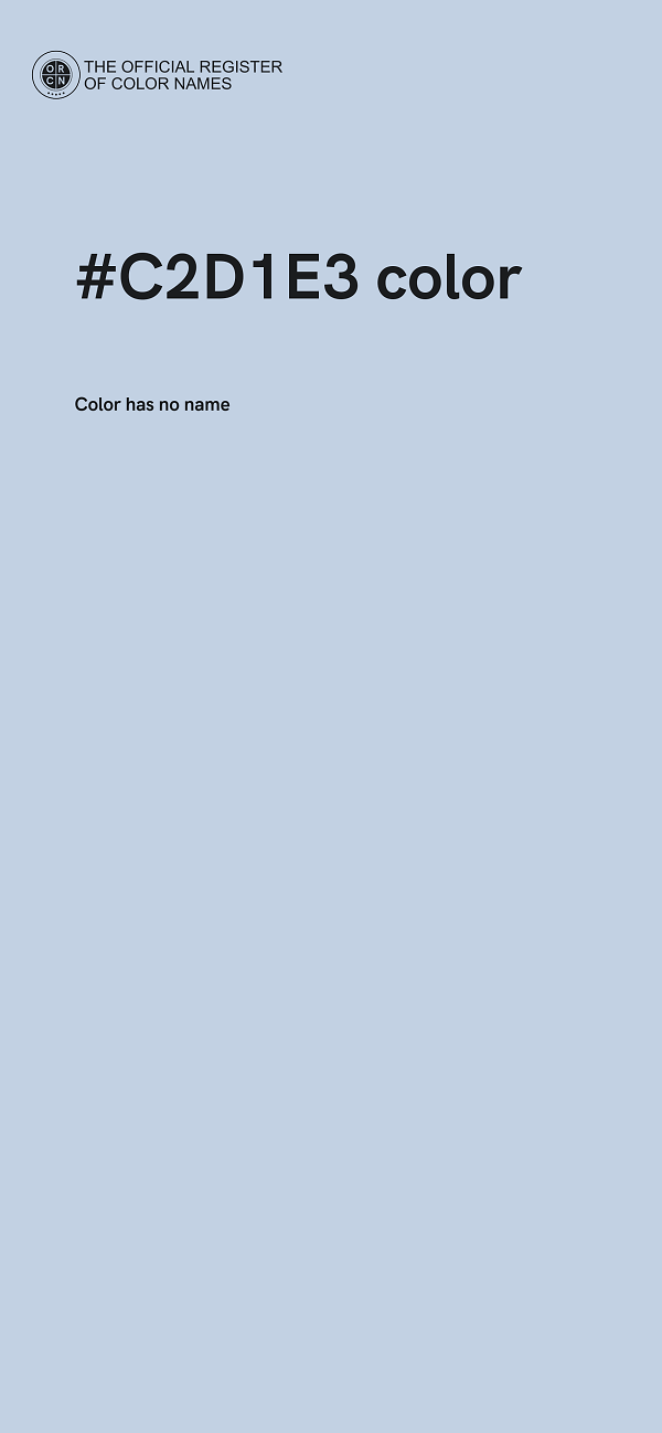 #C2D1E3 color image