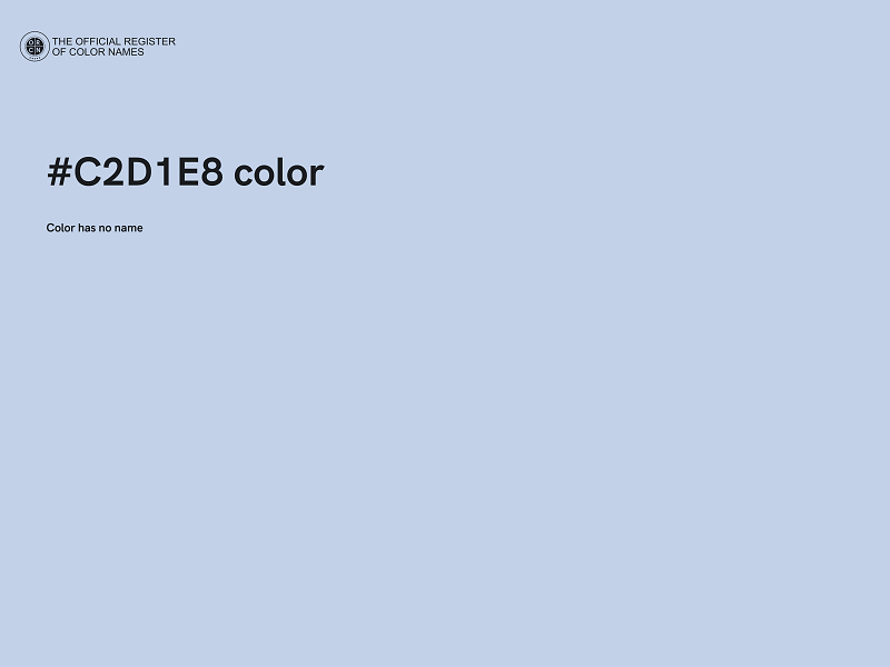 #C2D1E8 color image