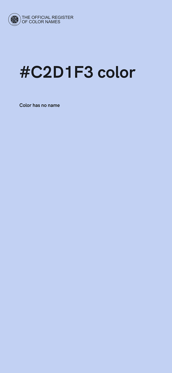 #C2D1F3 color image