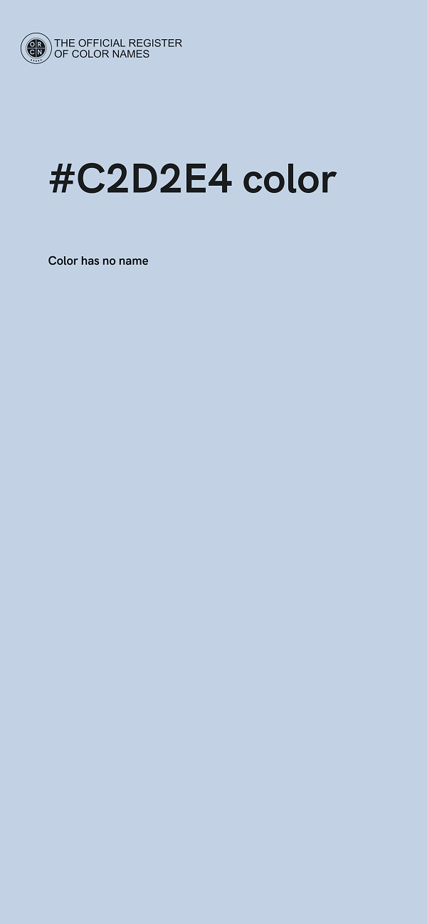 #C2D2E4 color image
