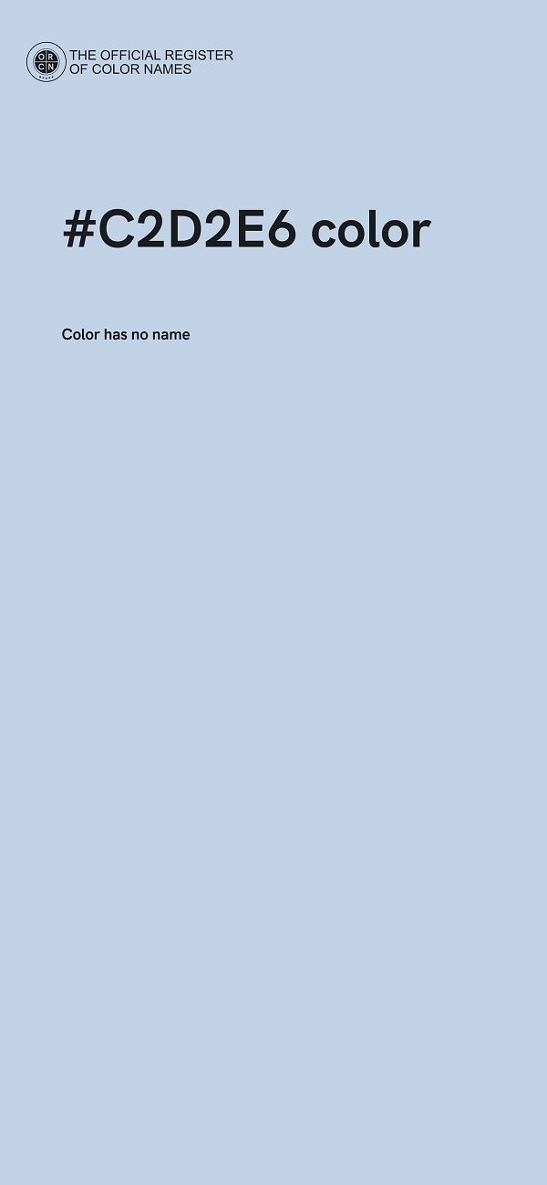 #C2D2E6 color image
