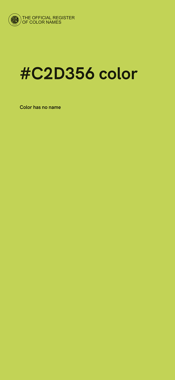 #C2D356 color image