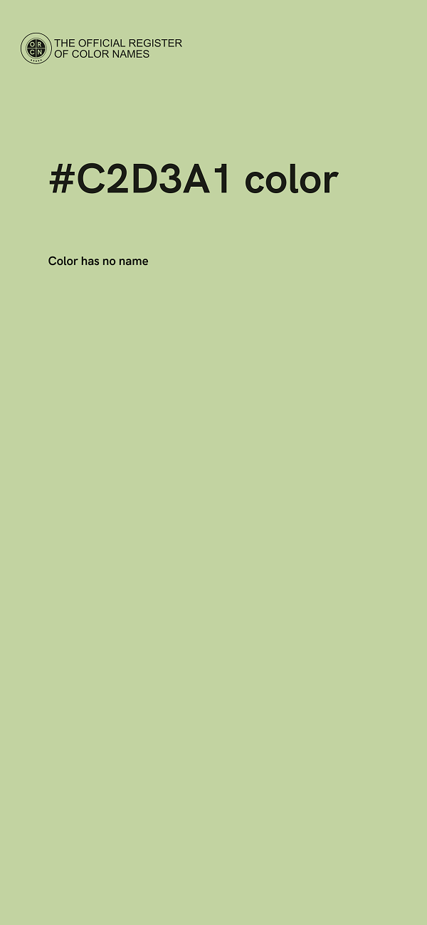 #C2D3A1 color image