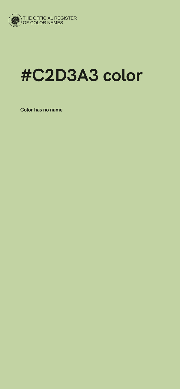 #C2D3A3 color image