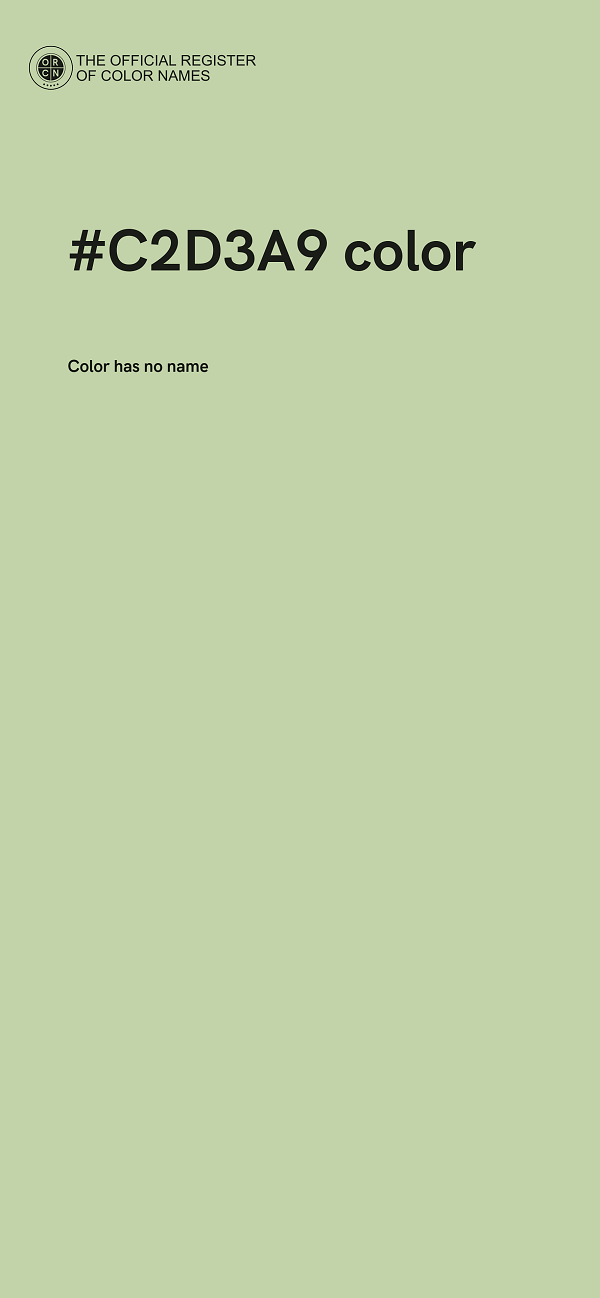 #C2D3A9 color image