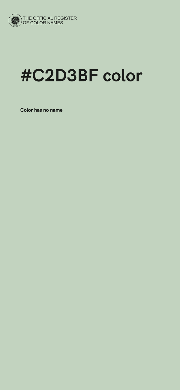 #C2D3BF color image