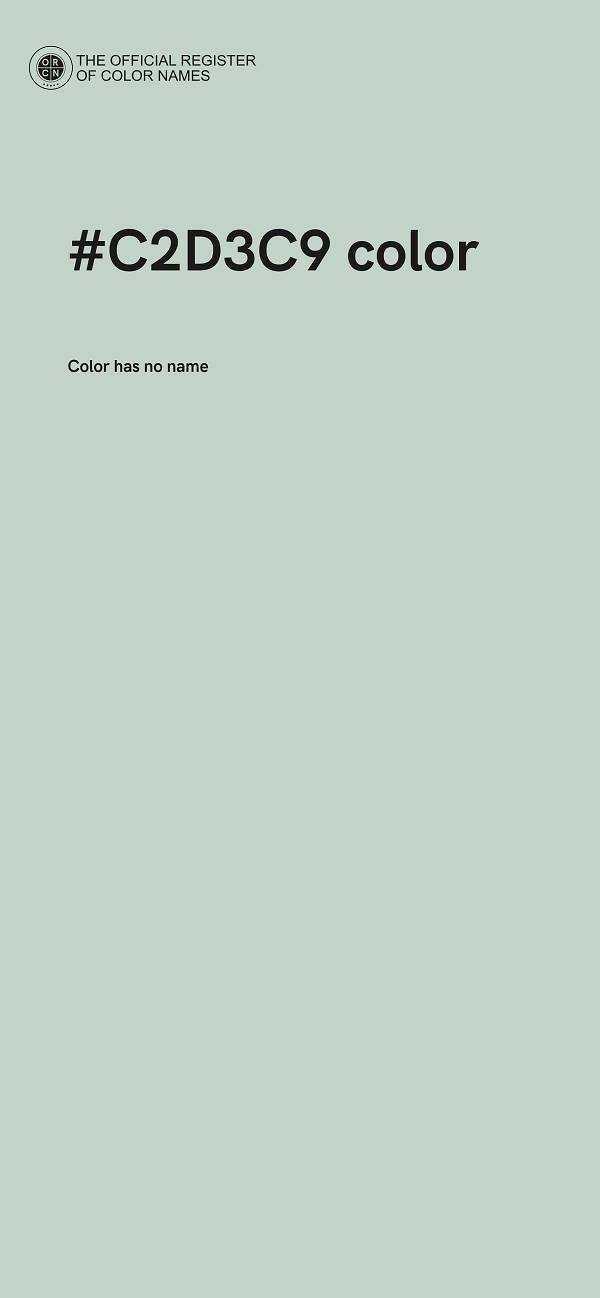 #C2D3C9 color image