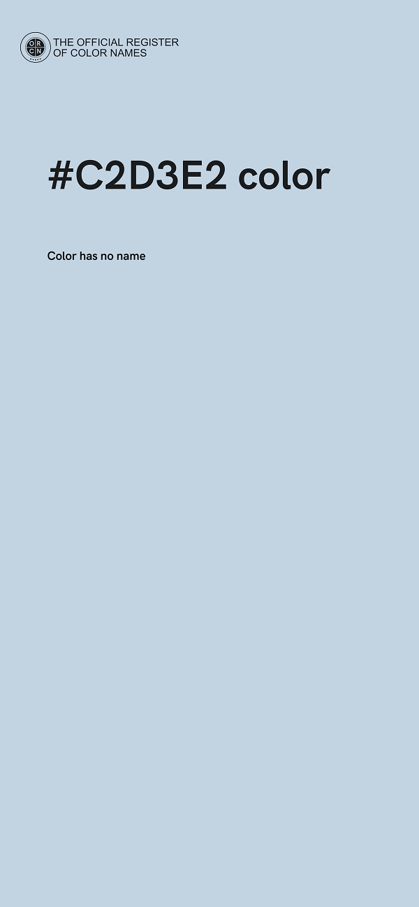 #C2D3E2 color image