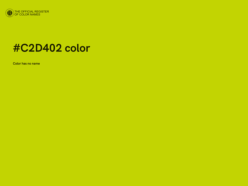 #C2D402 color image