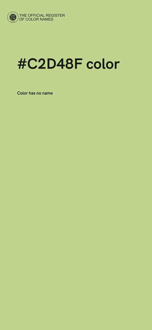 #C2D48F color image