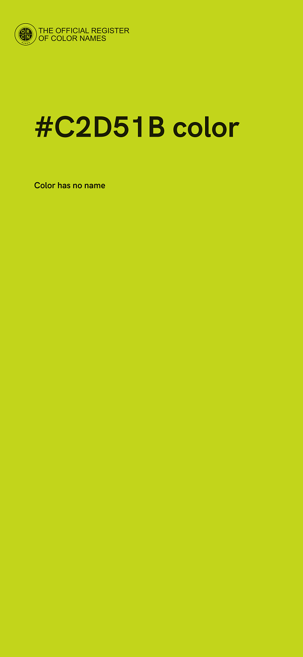 #C2D51B color image