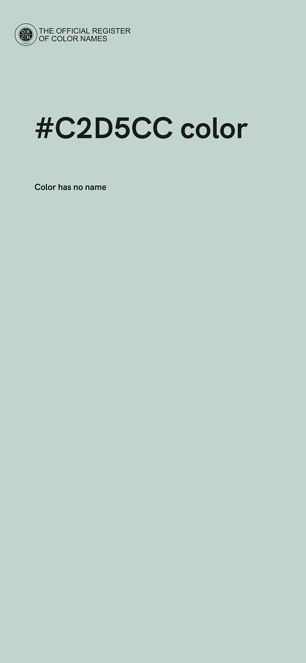 #C2D5CC color image