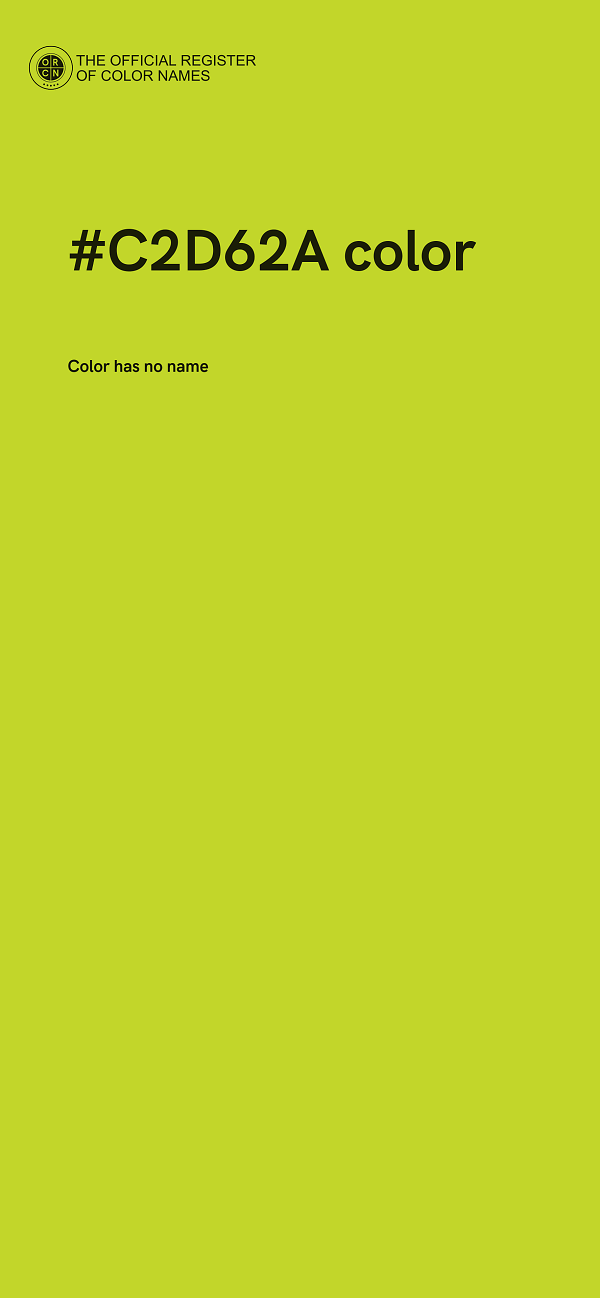#C2D62A color image