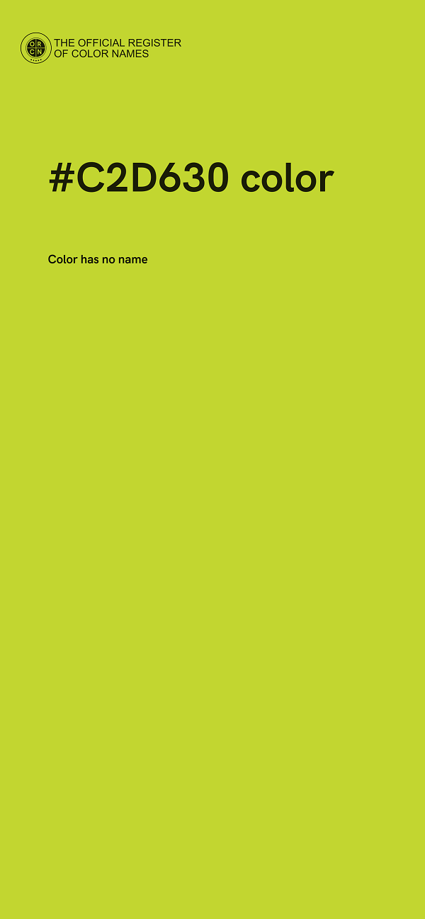 #C2D630 color image