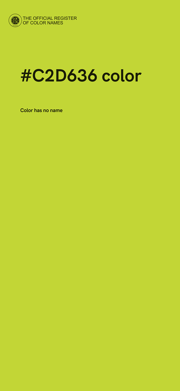 #C2D636 color image