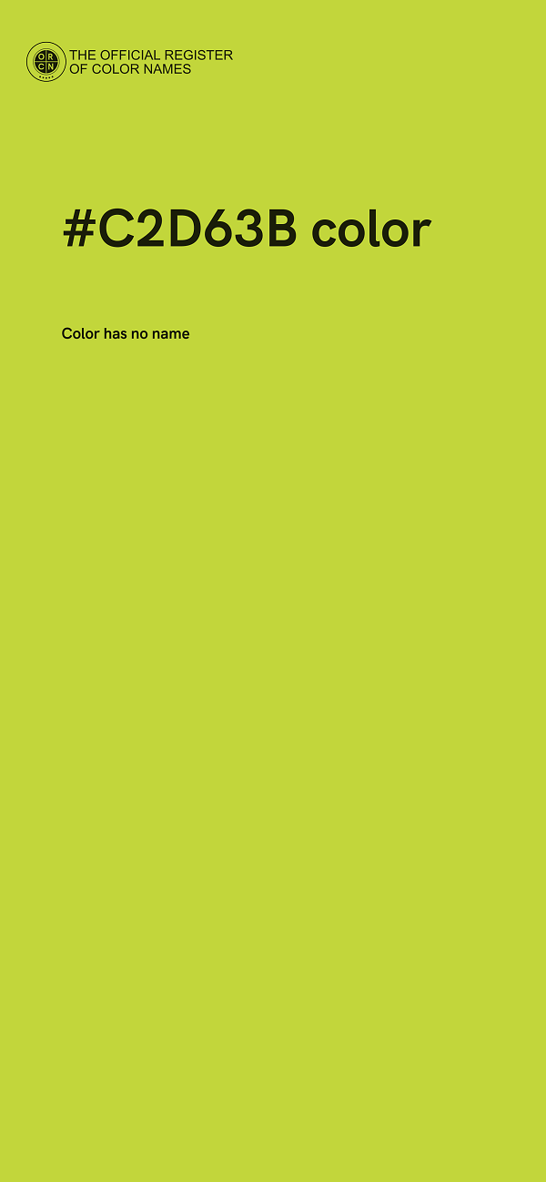 #C2D63B color image