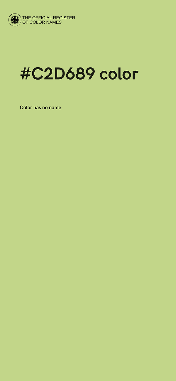 #C2D689 color image