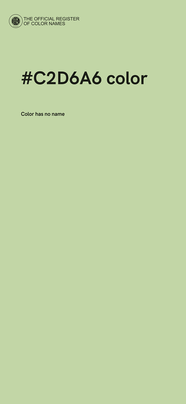 #C2D6A6 color image