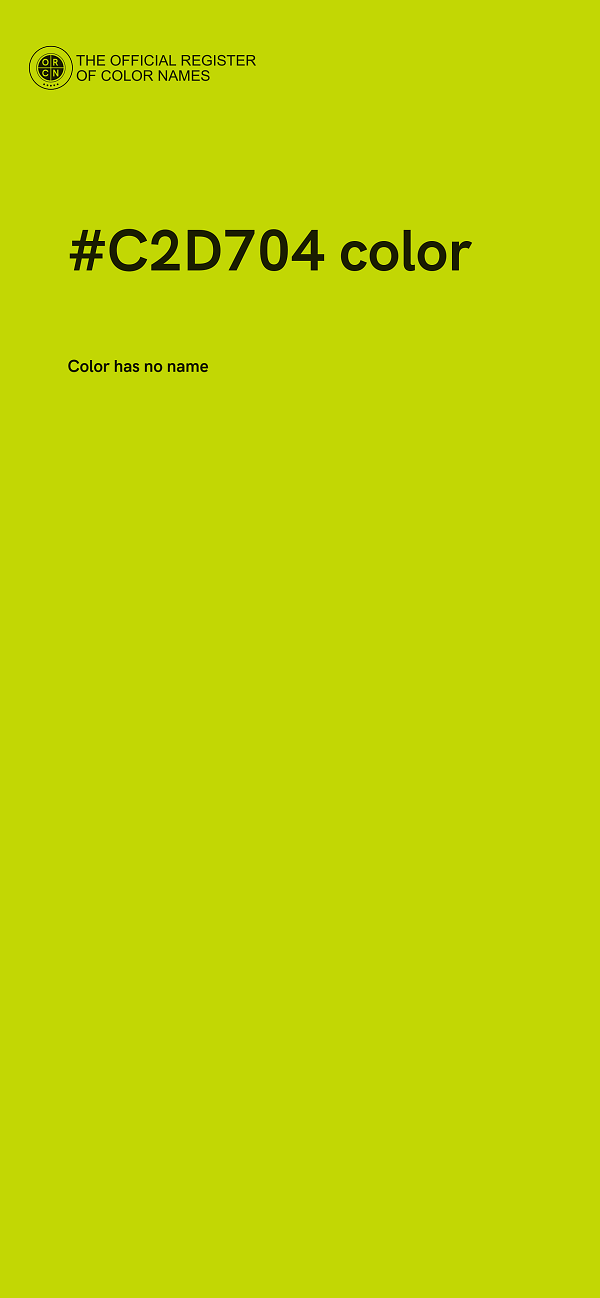 #C2D704 color image