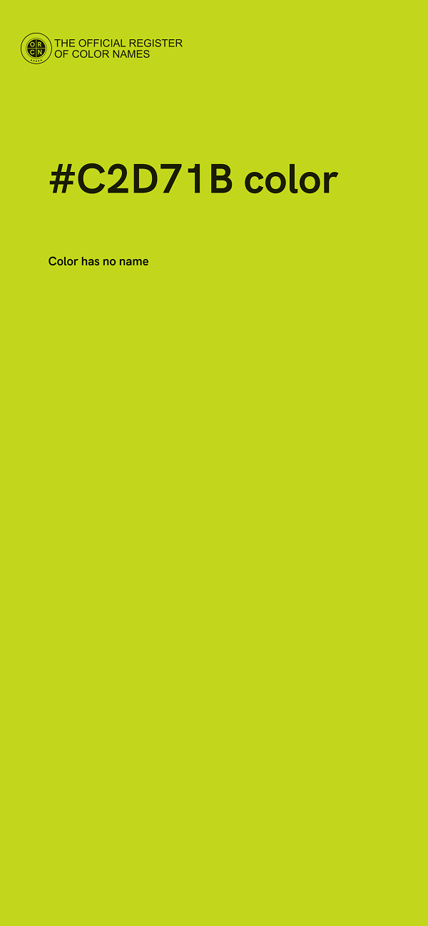 #C2D71B color image
