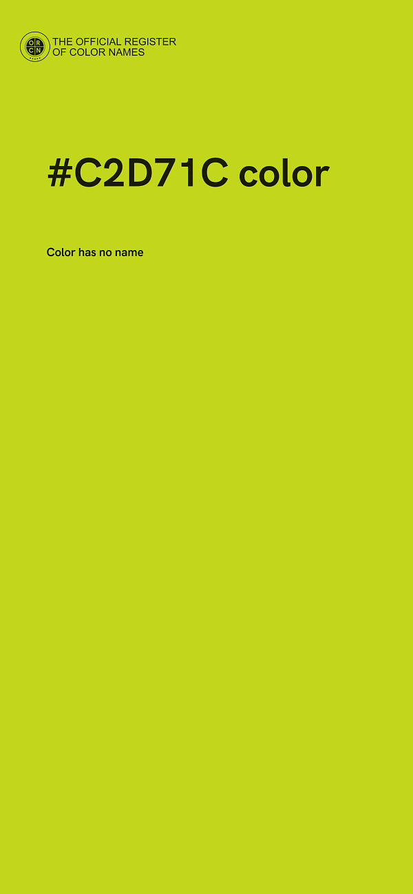 #C2D71C color image