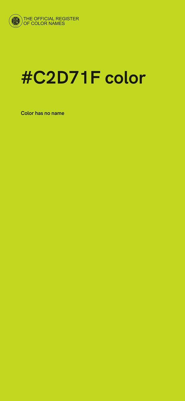 #C2D71F color image