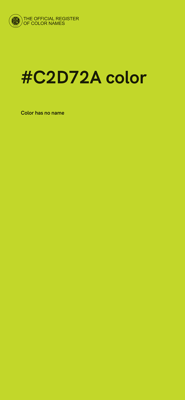 #C2D72A color image