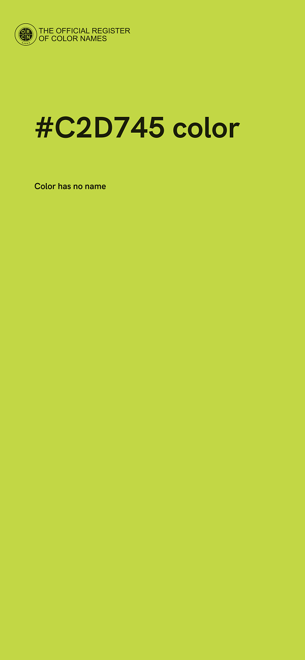 #C2D745 color image