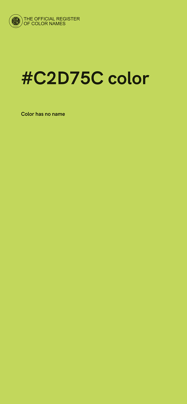 #C2D75C color image