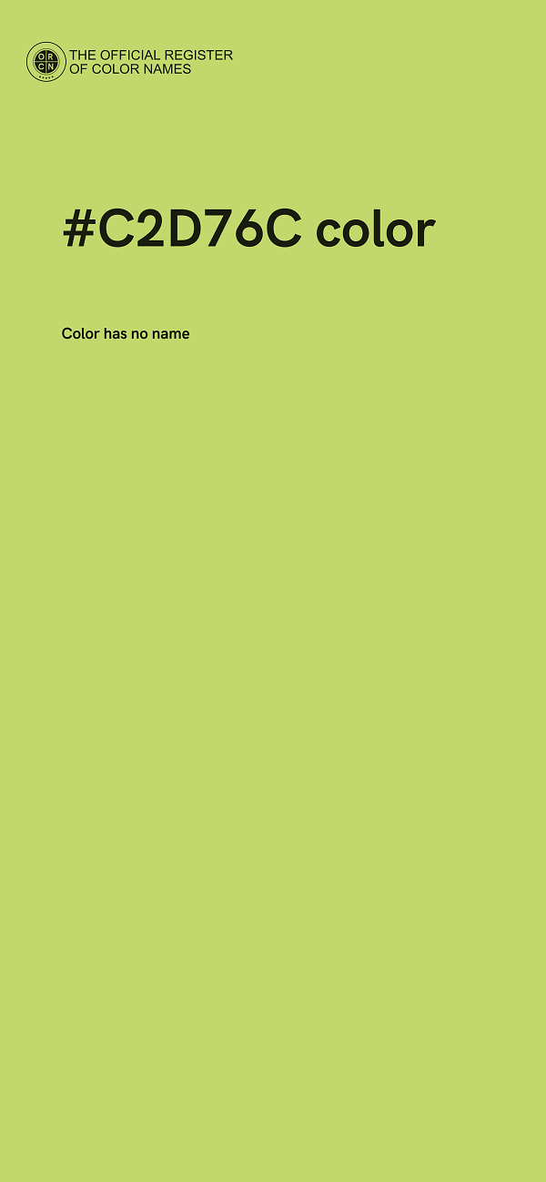 #C2D76C color image