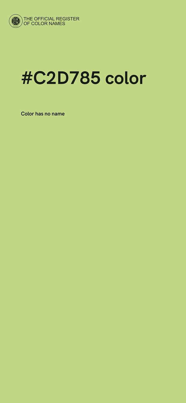 #C2D785 color image