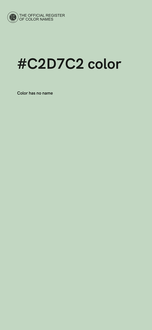 #C2D7C2 color image