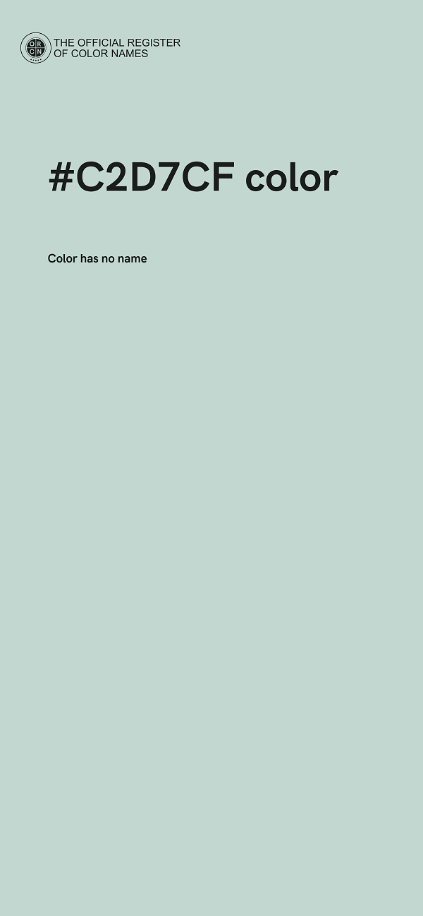 #C2D7CF color image