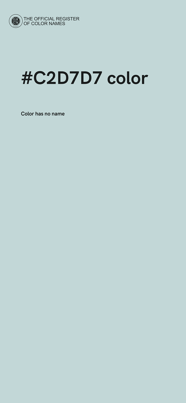 #C2D7D7 color image