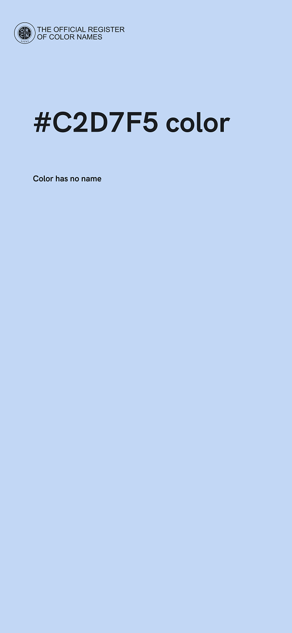 #C2D7F5 color image