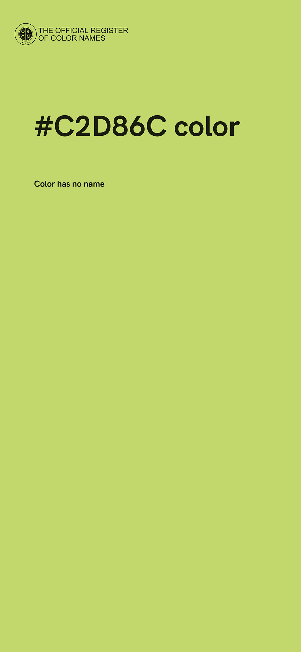 #C2D86C color image