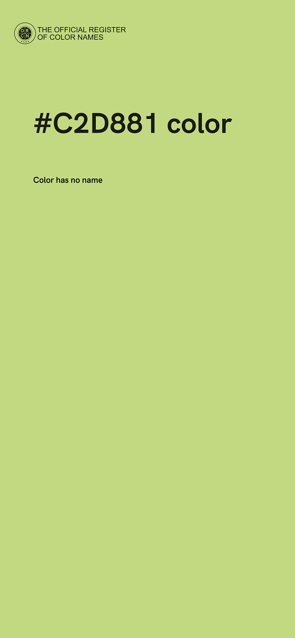 #C2D881 color image