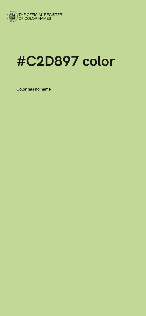 #C2D897 color image