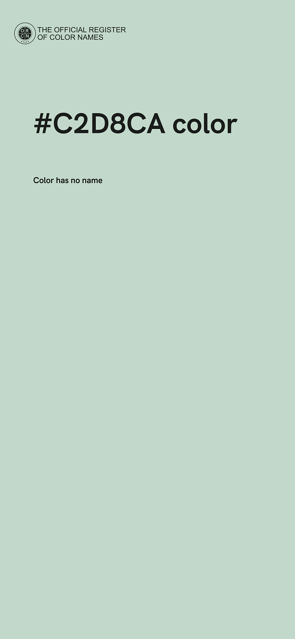#C2D8CA color image