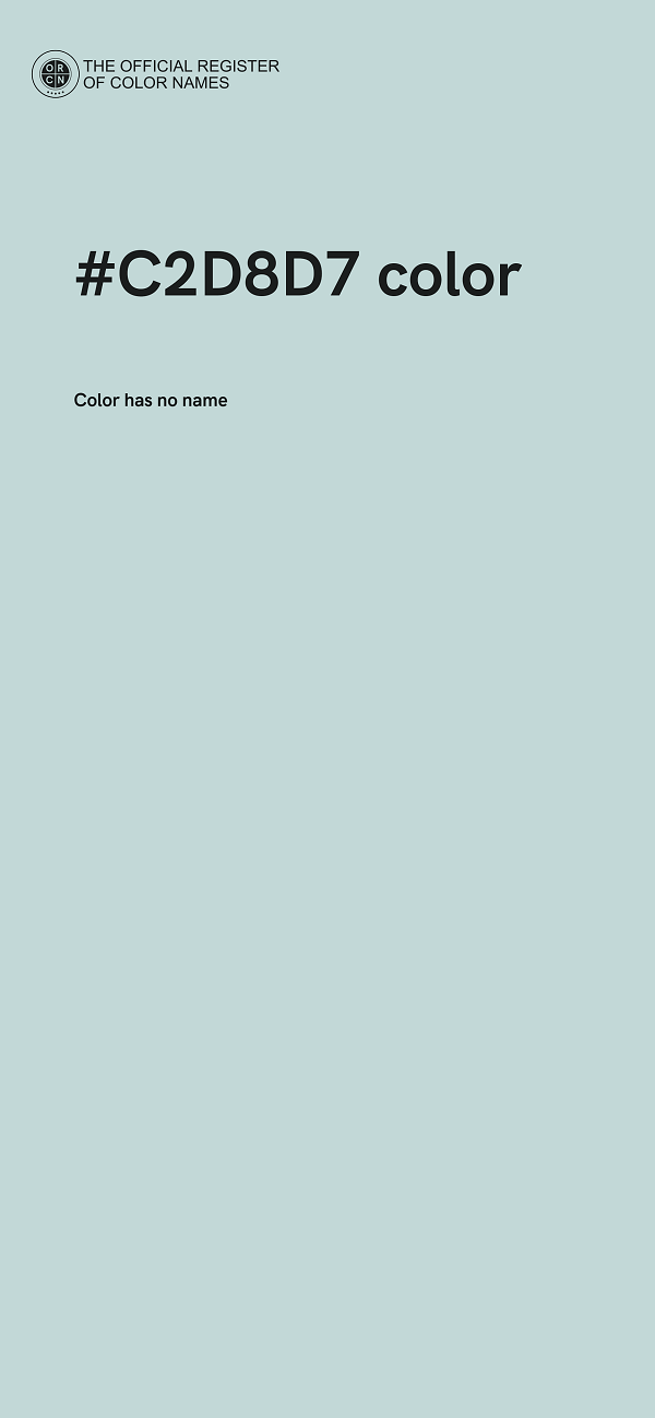 #C2D8D7 color image