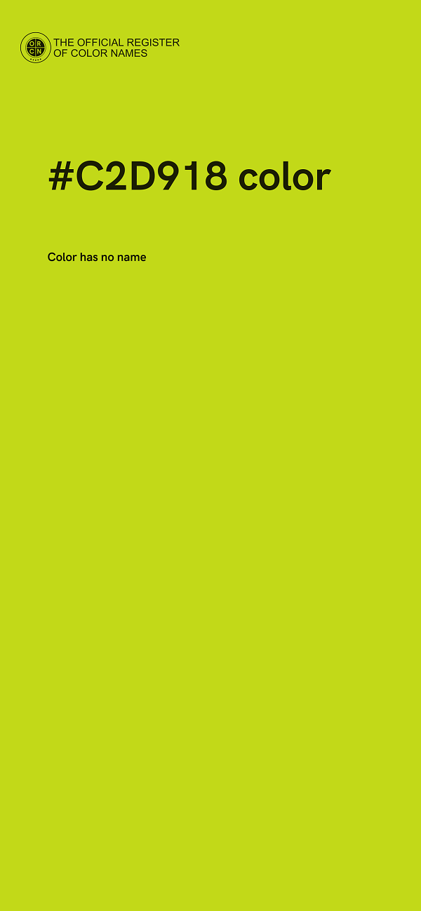 #C2D918 color image