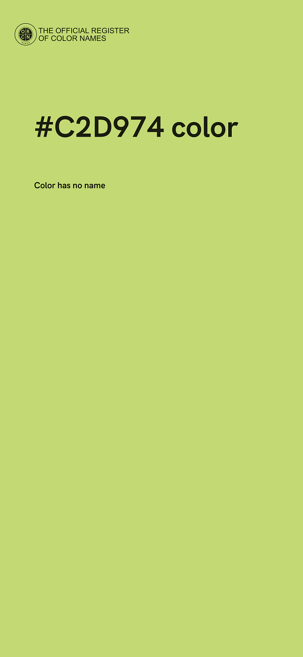 #C2D974 color image