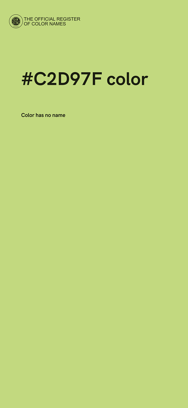 #C2D97F color image