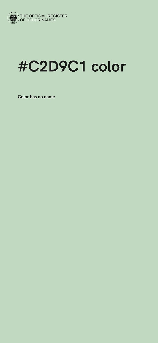 #C2D9C1 color image