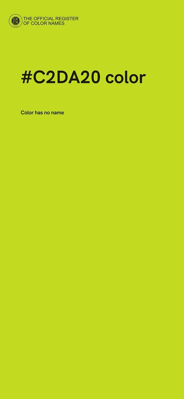 #C2DA20 color image