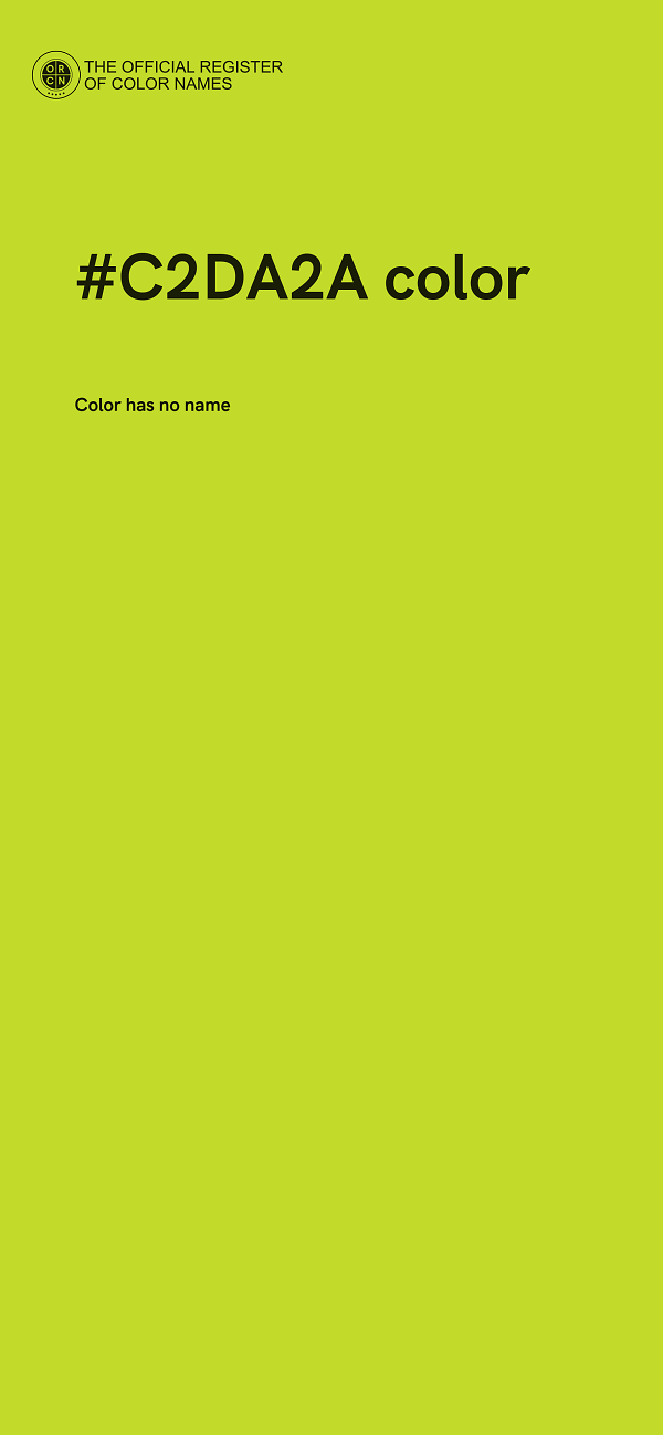#C2DA2A color image