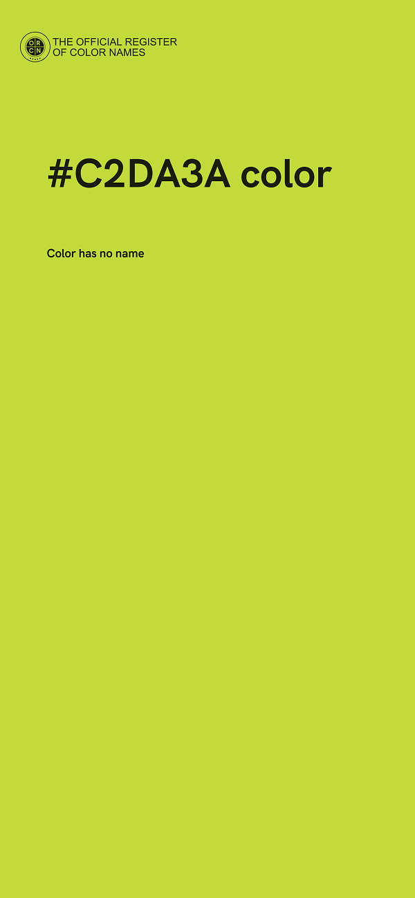 #C2DA3A color image
